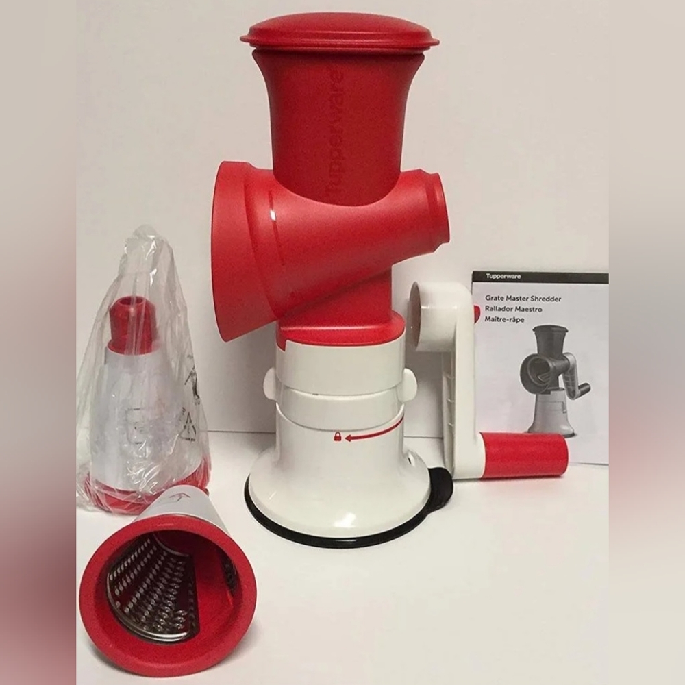 Tupperware Master Grater system with ALL attachments